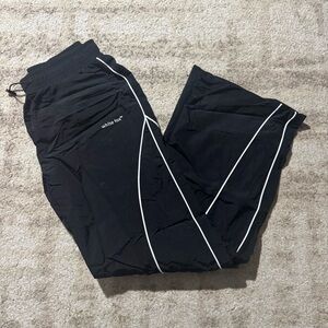White fox track pants